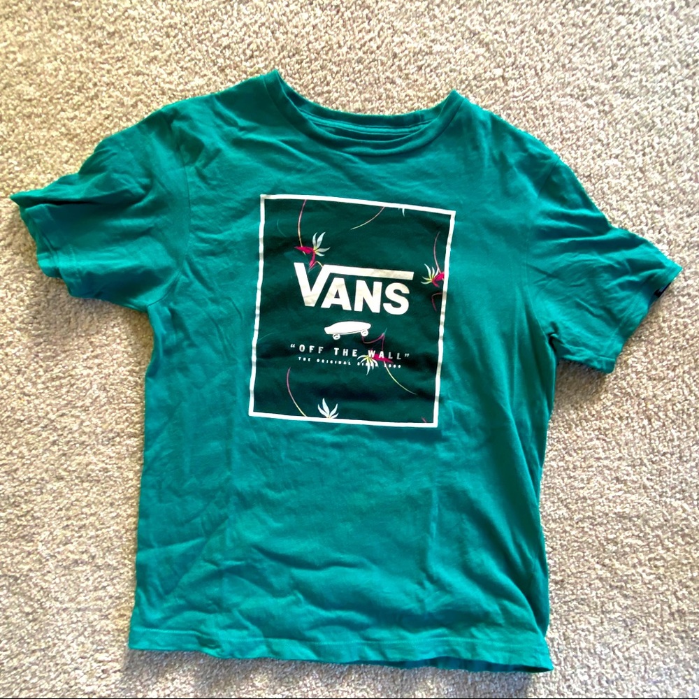 Vans Square logo tee - teal